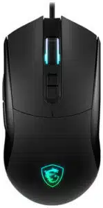 MOUSE MSI OPTICO FORGE GM320 /CABLEADO//USB/RGB/GAMER