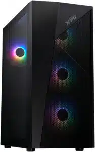 GABINETE XPG LANDER500 MEDIATORRE ATX VIDRIO TEMPLADO NEGRO LANDER500MTA BKCWW - Imagen 3