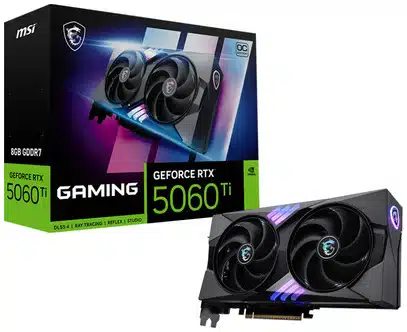 c378422abf898821f4fcc4c45652e66bf8e756d9 MSI GEFORCE RTX 5060 TI 8G GAMING OC tarjeta gráfica NVIDIA 8 GB GDDR7 - Imagen 1