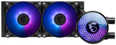 MSI MAG CORELIQUID A12 240 sistema de refrigeración de computadora Procesador Refrigerador de líquidos todo en uno 12 cm Negro