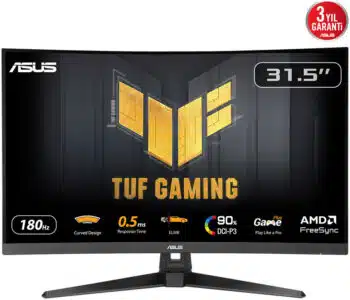 Monitor Gamer Curvo ASUS LCD 31.5" 2560x1440 FreeSync 180Hz - Imagen 2