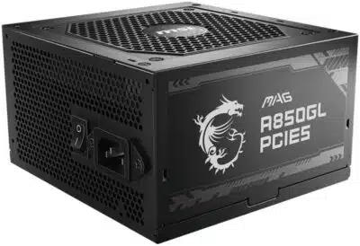 MSI MAG A850GL PCIE5 unidad de fuente de alimentación 850 W 20+4 pin ATX ATX Negro - Imagen 2