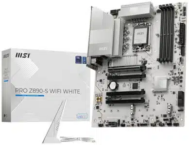 MSI PRO Z890-S WIFI WHITE placa base Intel Z890 LGA 1851 (Socket V1) ATX