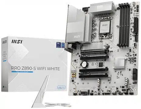 d69e99e0da27f42d9782d1da2bd28e75e3cd7b0b MSI PRO Z890-S WIFI WHITE placa base Intel Z890 LGA 1851 (Socket V1) ATX - Imagen 1