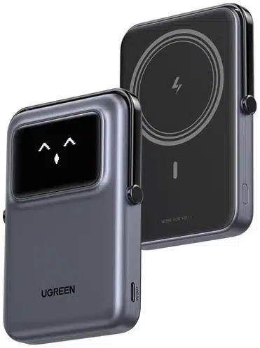 df6e49831b0e35e38c3e2be7d6557ad0028899b9 Ugreen UNO 10000 mAh Cargador inalámbrico Negro - Imagen 1