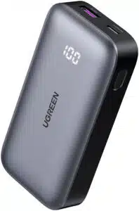 Ugreen 10000mAh Mini Powerbank Quick Charging 30W Gris - Imagen 2