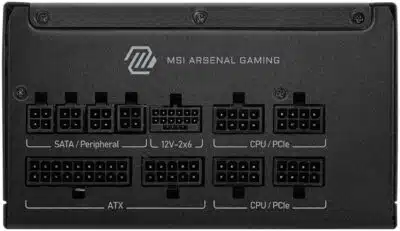 MSI MAG A1000GLS PCIE5 unidad de fuente de alimentación 1000 W 24-pines ATX ATX Negro - Imagen 3