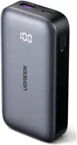 Ugreen 10000mAh Mini Powerbank Quick Charging 30W Gris - Imagen 4