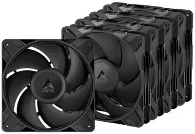 ARCTIC P14 Pro PST Gabinete de la computadora Ventilador 14 cm Negro 5 pieza(s)