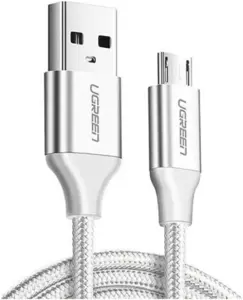 Ugreen 60152 cable USB USB 2.0 1.5 m USB A Micro-USB B 0.48 Gbit/s Blanco - Imagen 2