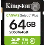 Kingston Technology Canvas Select Plus Gen3 64 GB SD UHS-I Clase 10