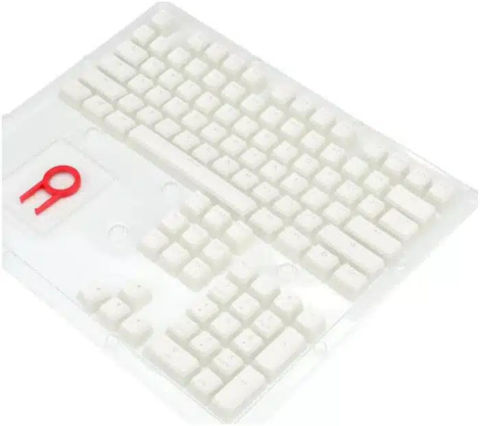KeyCaps Redragon A130 PBT Blanco Ingles
