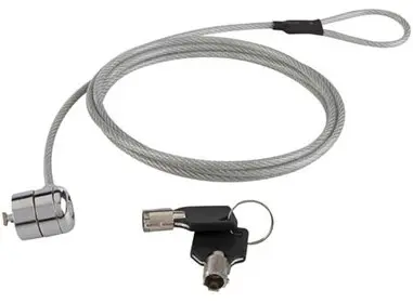 BROBOTIX 235497 Candado de Seguridad Negro Acero