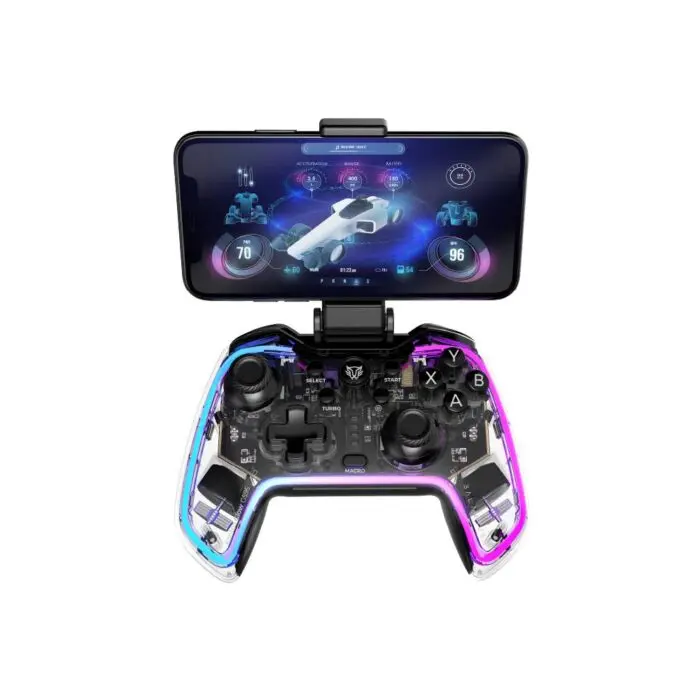 Balam Rush G595 BR-936910 Gamepad Transparente Bluetooth