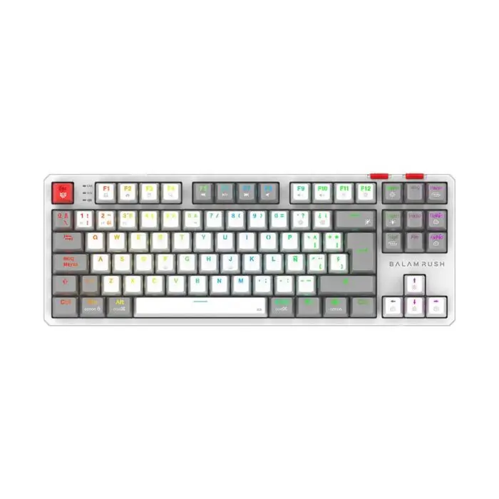 Balam Rush GK990 BR-940375 Teclados Gaming Blanco Inalámbrico